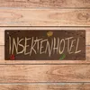 Insektenhotel Metallschild mit Holzoptik Produktbild-Vorschau 6