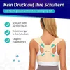 A woman wearing a beige posture corrector, viewed from the back. Anteprima dell’immagine prodotto