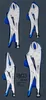 BGS technic Tool Tray 1/3: Locking Pliers, 1220 mm, 1,22 kg Náhled obrázku produktu 2