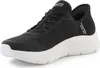 A black Skechers Go Walk Flex shoe with a white sole, shown from the side against a white background. Náhľad obrázku produktu