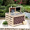 MUDDY BUDDY® Matschküche „Big Leo“ natur - puderrosa Produktbild-Vorschau 4