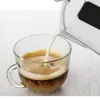 Stalowy dzbanek na mleko Orion z pokrywką 0,35 l Podgląd zdjęcia produktu 3