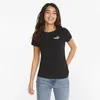 PUMA Damen ESS+ Embroidery Tee T-Shirt Logo Print Farbwahl Produktbild-Vorschau 6