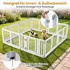 Enclos pour chien COSTWAY, avec porte à fermeture Voir les images du produit 8