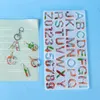Stampo in silicone per lettere e numeri, 36 x 19,4 x 1 cm Anteprima dell’immagine prodotto 2