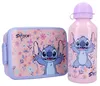 Set Trinkflasche & Brotdose Disney Stitch, Flieder Blumen Produktbild-Vorschau 1