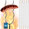 KOTARBAU® Set 10 pièces Brochettes Pour Barbecue Acier 130 Voir les images du produit 1