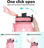 Carla Trinkflasche Stepping Blau Rosa One size Produktbild-Vorschau 10