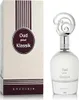 A perfume bottle and its packaging are displayed side-by-side against a white background. Voir les images du produit