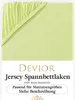 Devior Jersey Spannbettlaken 90x200cm - 100x200cm apfelgrün Produktbild-Vorschau 1