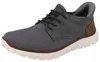 RIEKER Herren Schlupfsneaker grau braun Textil Kunstleder - Produktbild-Vorschau 4