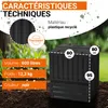 GARANTIA ECO-KING composteur 600 litres noir Voir les images du produit 3