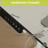 Close-up of a desk controller with text overlays indicating features and connectivity. Náhled obrázku produktu