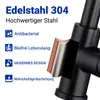 AICA Spültischarmatur Ausziehbar Säulenbrause Wasserhahn Produktbild-Vorschau 5