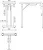 Corbetta Klapptisch Gestell höhenverstellbar Flexo 1 - Produktbild-Vorschau 2