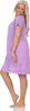 Damen Nachthemd Sleepshirt Nachtwäsche; Flieder/L/40 Produktbild-Vorschau 3