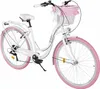 Damenfahrrad Davi Emma 28", 7 Gänge, 160-185 cm, Weiß/Rosa Produktbild-Vorschau 2