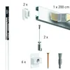 Systém na zavesenie obrazov - SET Click Rail biely výsuvný Náhľad obrázku produktu 2