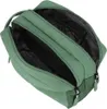 An open green toiletry bag against a white background. Náhled obrázku produktu
