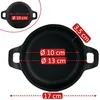 Litinové grilovací pánve BBQ-Toro (sada 6 ks) | Ø 13 cm | Náhled obrázku produktu 4