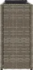 vidaXL Podwyższone łóżko z 2 przegrodami szare 90x20x40 cm Podgląd zdjęcia produktu 6
