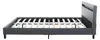 HOME DELUXE - LED Bett ASTRO -  Dunkelgrau, 140 x 200 cm - Produktbild-Vorschau 5