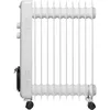 A white electric oil radiator is shown from the side against a white background. Anteprima dell’immagine prodotto