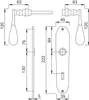 HOPPE Drückergarnitur Caracas M112SLN/2021,LS,BB72/8,F73,TS Produktbild-Vorschau 4