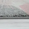 Tappeto soggiorno grigio bianco rosa pastello motivo Anteprima dell’immagine prodotto 6