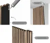 MEBANO. Akustikpaneele Holz 240 x 53 cm, Farbe: Arctis Grau Produktbild-Vorschau 3