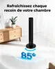 YASHE Ventilateur colonne NDTFT17RH, 110 cm, 50 W, Voir les images du produit 5