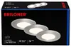 Briloner LED inbouwlamp, set van 3, LED-paneel/48W, mat Productafbeelding-voorbeeld 3