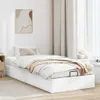 vidaXL Osmanská posteľ bez matraca biela 90x200 cm Imitácia Náhľad obrázku produktu 3