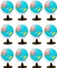 Kinder-Lernglobus Set (12 Stück) – 8,6 cm kleiner drehbarer Produktbild-Vorschau 1