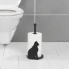 Küchenrollenhalter Katze schwarz, Höhe 30 cm Produktbild-Vorschau 6