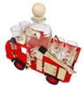 Feuerwehrauto mit Karaffe & 6 Gläsern – Geschenk für Männer Produktbild-Vorschau 3
