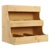 bambusowy organizer na torebki herbaty z 9 przegrodami Podgląd zdjęcia produktu 8
