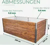 Beet Strend Pro Garden, 200x100x77cm, 3D-Design Holz, Produktbild-Vorschau 2