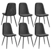 VASAGLE Esszimmerstuhl 6er Set, Küchenstuhl, Polsterstuhl, Produktbild-Vorschau 1