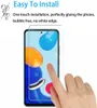 A hand is shown applying a screen protector to a smartphone. Produktbild-Vorschau