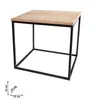 Beistelltisch Metalltisch Holz Kiefer Couchtisch Sofatisch Produktbild-Vorschau 2