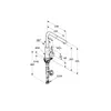 A technical drawing of a kitchen faucet with dimensions and specifications. Produktbild-Vorschau