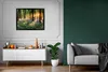 MuchoWow® Gerahmtes Poster Wald - Blumen - Lavendel - Sonne Produktbild-Vorschau 6