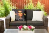 MuchoWow® Outdoor Kissen - Frau - Porträt - Gold - Luxus - Produktbild-Vorschau 5