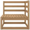 The Living Store 7-tlg. Garten-Lounge-Set Honigbraun Produktbild-Vorschau 6