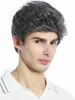 WIG ME UP Perücke uni kurz leicht gewellt Tolle Dunkelgrau Produktbild-Vorschau 3