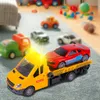 MalPlay Auto transporter Pannenhilfe LKW PKW Schlepper  LED Produktbild-Vorschau 12