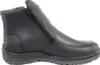 A black leather boot with a zipper closure is shown against a white background. Náhľad obrázku produktu