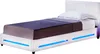 HOME DELUXE - LED Bett ASTEROID - Weiß, 90 x 200 cm - Inkl. Produktbild-Vorschau 1