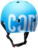 Core Street Stunt-Scooter Skate Dirt Helm Blau/Logo Weiß Produktbild-Vorschau 1